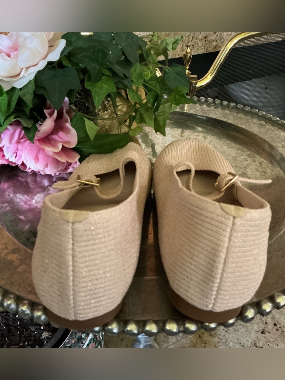 Vivaia Margot Mary Jane Rose Gold Shimmer 40 / 9 - Picture 16 of 16